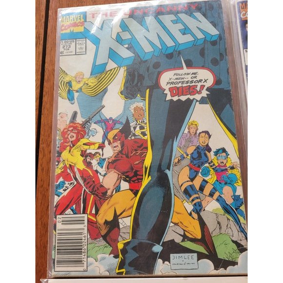 LOT OF THE UNCANNY X-MEN #273-285 6 ISSUES MARVEL 1991 VF-NM - Picture 2 of 7